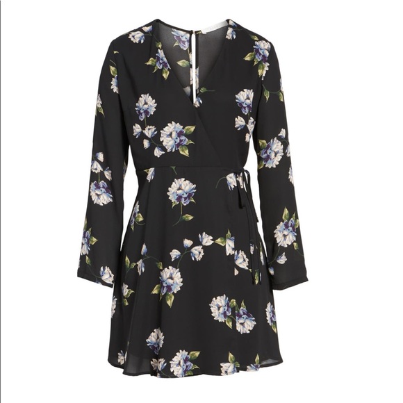 Floral Wrap Dress - Picture 2 of 5